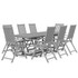 9-dijelni vrtni blagovaonski set od masivnog bagremovog drva 3079652
