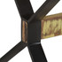 Blagovaonski stol 160 x 80 x 76 cm od masivnog obnovljenog drva 321609