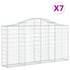 Lučne gabionske košare 7 kom 200x30x100/120cm pocinčano željezo 3145435 Lučne gabionske košare 7 kom 200x30x100/120cm pocinčano željezo 3145435