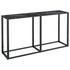 Konzolni stol boja crnog mramora 140x35x75,5 cm kaljeno staklo 331677 Konzolni stol boja crnog mramora 140x35x75,5 cm kaljeno staklo 331677