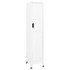Ormarić s ključem bijeli 38 x 45 x 180 cm čelični 339772