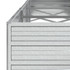Povišena vrtna gredica 320 x 80 x 45 cm pocinčani čelik srebrna 316892