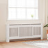 Pokrov za radijator MDF bijeli 205 cm 325547