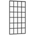 Klizna vrata od stakla ESG i aluminija 102 x 205 cm crna 151022