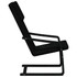 Stolica za opuštanje od tkanine crna 351058