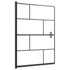 Pregrada za tuš ESG 100 x 140 cm crna 150750