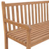 Kutna vrtna klupa 185 x 185 x 90 cm od masivne tikovine 316625