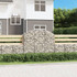 Gabionska košara s lukom 150x50x120/140 cm pocinčano željezo 153456