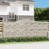 Gabionska košara s lukom 400x30x160/180 cm pocinčano željezo 153528
