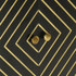 Komoda s 2 vrata crno-zlatna 55 x 30 x 75 cm masivno drvo manga 352042 Komoda s 2 vrata crno-zlatna 55 x 30 x 75 cm masivno drvo manga 352042