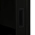 Ormarić s kliznim vratima crni 90 x 40 x 90 cm čelični 335956