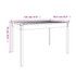 Vrtni stol 121 x 82,5 x 76 cm od masivne duglazije 823974