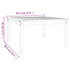 Vrtni stol 82,5 x 82,5 x 45 cm od masivne duglazije 824125
