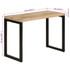 Blagovaonski stol 110 x 50 x 76 cm od masivnog drva manga 350679
