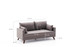 Sofa sa 2 sedišta Bella Sofa za 2 Pr - smeđa