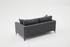Sofa sa 2 sedišta Berlin - antracit, crna Sofa sa 2 sedišta Berlin - antracit, crna