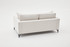 Sofa sa 2 sedišta Berlin - krem, crna Sofa sa 2 sedišta Berlin - krem, crna