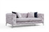 Sofa sa 2 sedišta Como - svijetlo siva Sofa sa 2 sedišta Como - svijetlo siva
