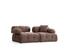 Sofa sa 2 sedišta Doblo 2 sjedila (L1-1R) - Cappuccino Sofa sa 2 sedišta Doblo 2 sjedila (L1-1R) - Cappuccino