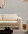 Sofa sa 2 sedišta Bež ljiljan - 2