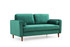 Sofa sa 2 sedišta Rim - Zelena