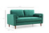 Sofa sa 2 sedišta Rim - Zelena Sofa sa 2 sedišta Rim - Zelena