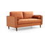Sofa sa 2 sedišta Obruč - narandžasta