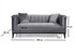 Sofa sa 2 sedišta Trendy - tamno siva