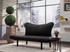 Sofa za 2 sjedišta Chatto - Crna
