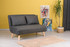 Sofa za 2 sjedišta Sklopivi 2-sjed - Tamno siva