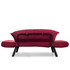 Sofa za 2 sjedišta Genzo - bordo