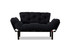 Sofa za 2 sjedišta Nitta – Crna