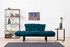 Sofa za 2 sjedišta Nitta - Petrol Blue