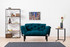 Sofa za 2 sjedišta Nitta - Petrol Blue