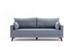 Sofa sa 3 sjedala Bella Soft Üçlü Koltuk - Plava Sofa sa 3 sjedala Bella Soft Üçlü Koltuk - Plava