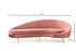 Sofa sa 3 sjedala Eses Desno - Pink Sofa sa 3 sjedala Eses Desno - Pink