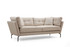 Sofa sa 3 sjedala Mapa - Krem