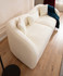 Sofa sa 3 sjedala Napoli Cream Bouclette