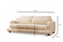 Sofa sa 3 sjedala Rijeka – Bež