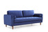 Sofa sa 3 sjedala Obod - tamnoplava
