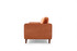 Sofa sa 3 sjedala Obruč - narandžasta