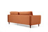 Sofa sa 3 sjedala Obruč - narandžasta