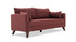 Sofa za 3 sjedala Bella kauč na razvlačenje - bordo crvena