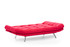 Sofa za 3 sjedala Sofa Misa - Crvena