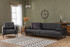 Sofa za 3 sjedala Mustang - antracit