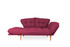 Sofa za 3 sjedala Nina Ležaljka - tamnocrvena GR105