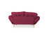 Sofa za 3 sjedala Nina Ležaljka - tamnocrvena GR105