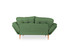 Sofa za 3 sjedala Nina Ležaljka - Zelena GR106