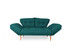 Sofa za 3 sjedala Nina Ležaljka - Petrol Green GR124