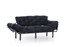 Sofa za 3 sjedala Nitta Triple - Crna